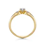 Pierścionek złoty z diamentami AJPZ_063